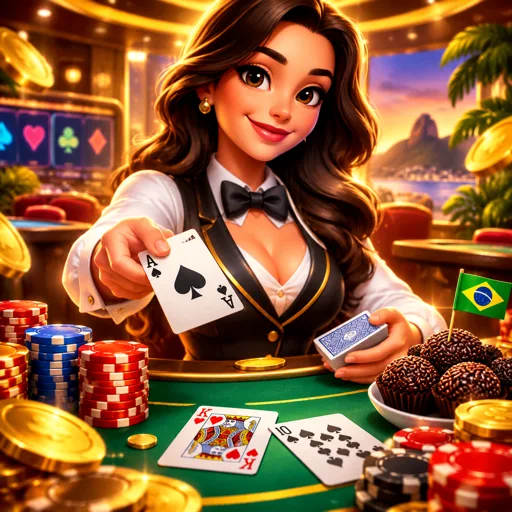 Tabela de decisões do blackjack organizada por mão do jogador e carta aberta do dealer