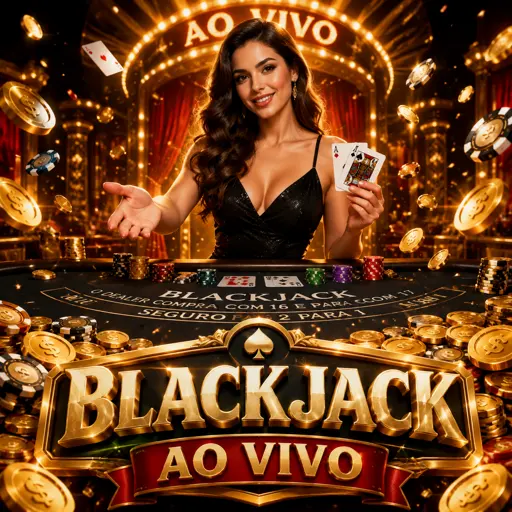 Crupiê distribuindo cartas em mesa de blackjack ao vivo